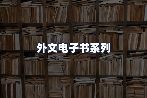 外文电子书系列